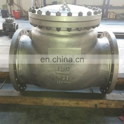 API6D SWING CHECK VALVE  20inch 150lb carbon steel body Trim No.1 in stock without painting valvulas de control