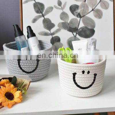 High Productivity Eco Friendly Foldable Home Decor Gift Woven Toys Basket Kids Storage