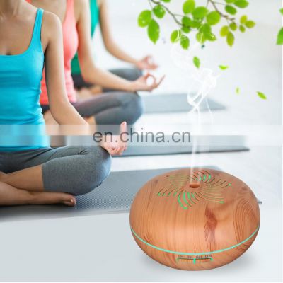 New Wood Small Ultrasonic Aromatherapy Diffuser Essential Grain Aroma Diffuser Vase Petal Ultrasonic Large-capacityProduct