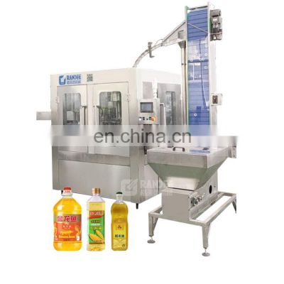 Automatic vegetable cooking oil bottle filling capping machine or edible oil packing machine