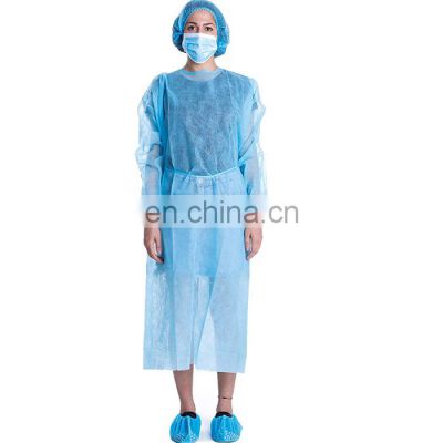 manufacturer isolation gowns cheap non woven disposable isolation gown Medical gown protection clothing