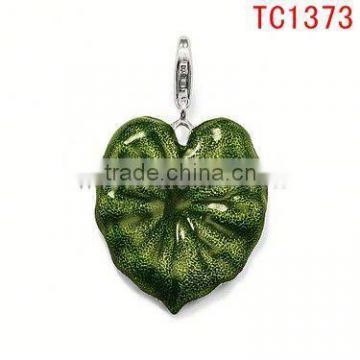 TC1373 green fashion accessory decoration necklece for lady pendant&charm