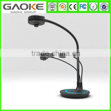 USB2.0 output portable document camera digital visualizer camera