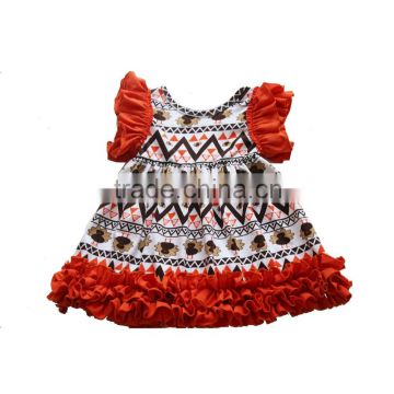Latest baby girl dress chicken patterns for girls dress thankigiving day girls dress