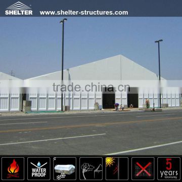 warehouse tent with abs sidewall