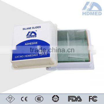 Super White Glass SILANIZED Slides 7113