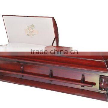 Jewish poplar wood cherry color caskets and coffins no metal no animal glue