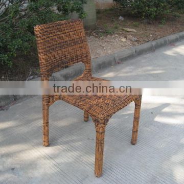 New design outdoor furniture aluminum rattan dining chair