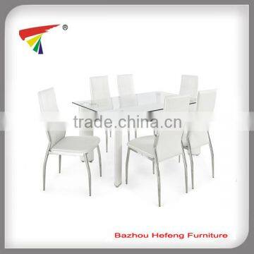 modern design glass dining set