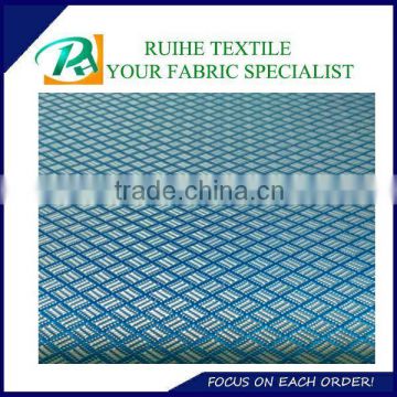 New 100% polyester jacquard weave oxford fabric with pu/pvc backing