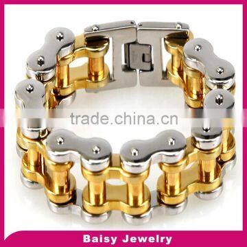 factory direct supplier heavy stainless steel italian mens bracelets