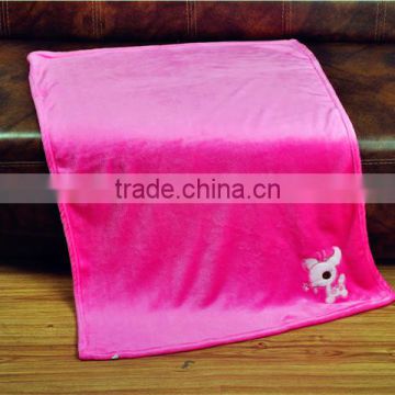 Jinhua hot selling multifunctional picnic coral fleece blanket