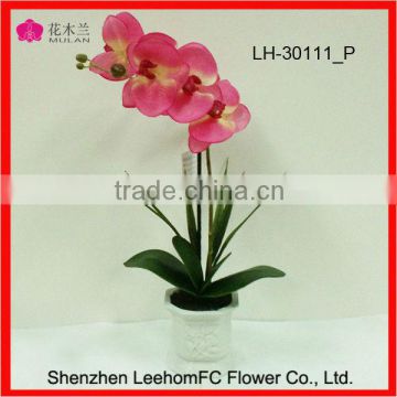promotion mini white vases artificial flowers for decorate