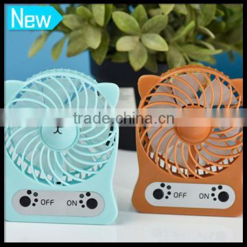 Outside Camping Small Rechargeable Mini Fan For Travel