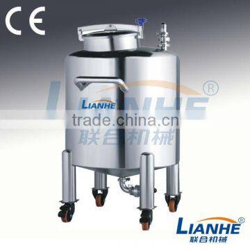Lianhe macinery got CE, GMP, ISO9001 approved Stainless steel storage tank