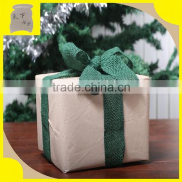 jute ribbon for gift packing and decoration