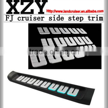 2008-2015 FJ cruisr oe style side step trim, running board trim for FJ cruiser