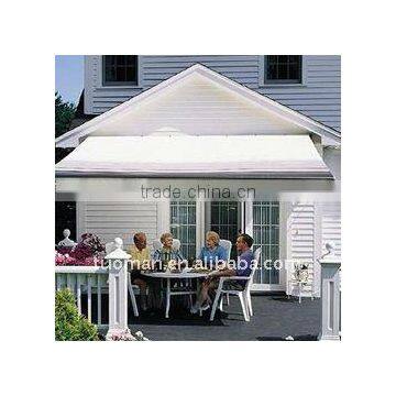 Automatic retractable awning