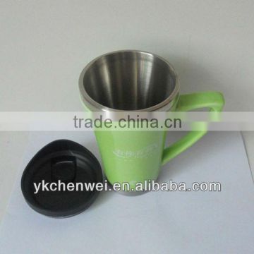 ceramic stainless steel travel mug