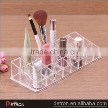 Lipstick organizer clear cosmetic display rack