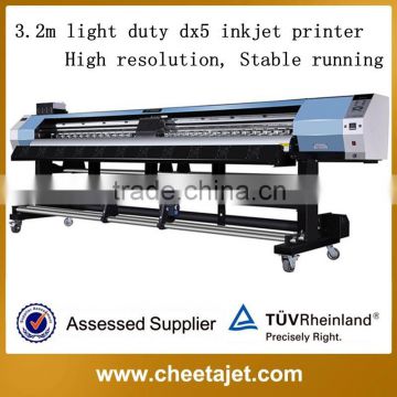 126inches DX5 printhead wide format eco solvent printer machinery