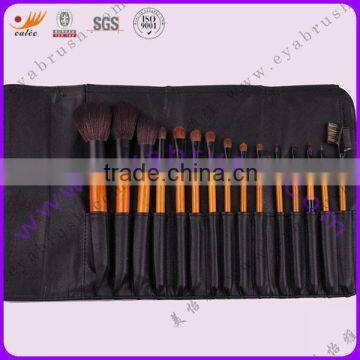 Customized Hair 15pcs make up brush set