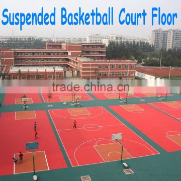 modular professional sports tile for basketball court