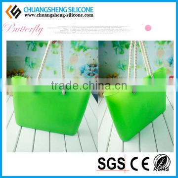 Wholesale fashion eco-friendly silicone portable bag