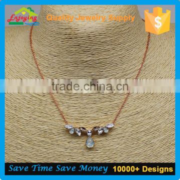 low MOQ very slim and lovely style OEM/ODM design nacklace jewelry with good price