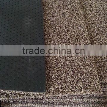 2015 hot car carpet with nail backing from factory