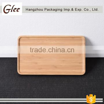 Graceful ec-friendly trendy custom environmental rectangular bamboo tray