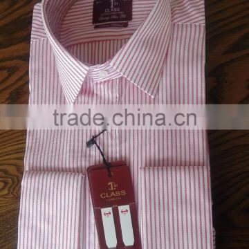 High-quality factory direct fresh stripes classic men's long-sleeved shirt