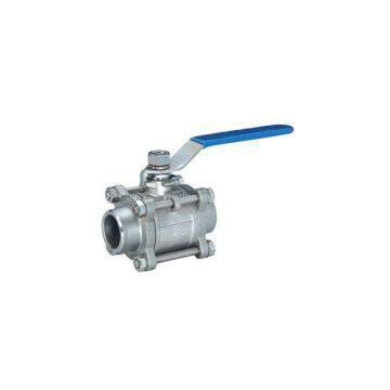 three plate welded ball valve