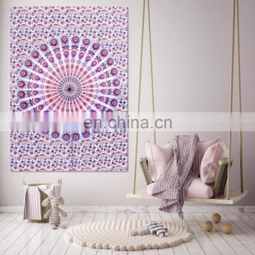 Mandala Design Meditation Wall Hanging Indian New Tapestry Throw Cotton Yoga Mat