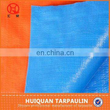 canvas tarpaulin blue orange