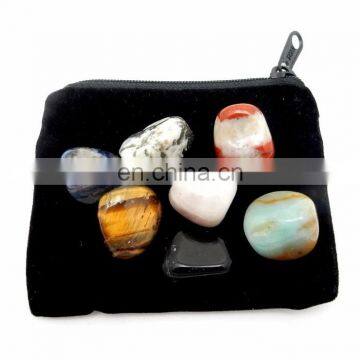 Superior quality custom cheap velvet pouch with zipper