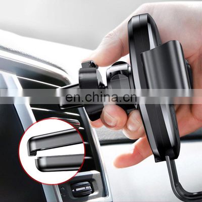 Qi Wireless Car Charger Phone Holder 10W 2020 New Product Wholesale Mobile Phone Q12 Car wireless fast charger For iPhone