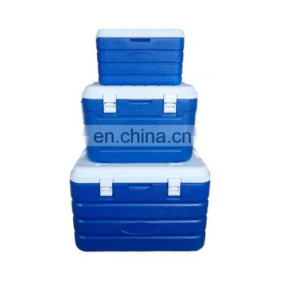 High quality PU insulation  10L+30L+60L 3pcs for picnic fishing  keep food fresh use plastic ice chest cooler box