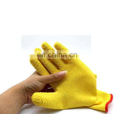 84% polyester 16% elastane gloves nitrile coated foam gloves