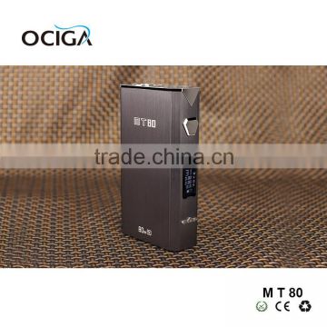 2016 OCIGA Newest E cigarette vapor box mod Turbo 80w mods kit with Good quality