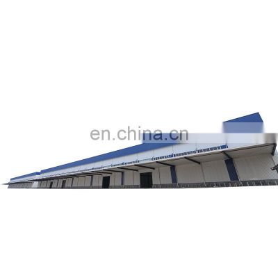 Cheap High-Strength Waterproof Corrugated Prefab Pre Engineering Light Steel Structure Warehouse