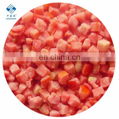 Diced 10mm*10mm IQF Frozen Tomato Dices With High Quality