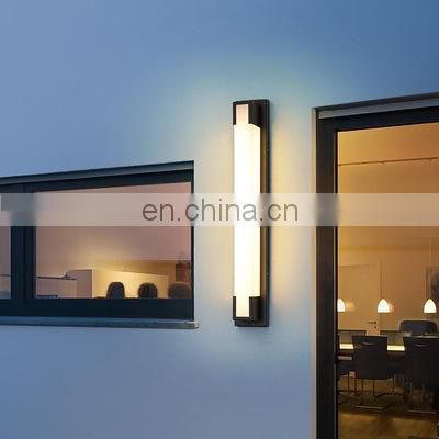 Modern Simple Long Indoor Aluminum Wall Lamp Waterproof Outdoor Wall Lamp Housing Wall Lighting