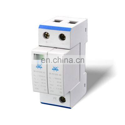 DK Din rail mounted 60KA Lightning arrester,SPD protection, Ac Surge arrester prices