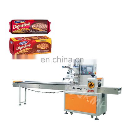 Automatic Feeding and Packing Line Biscuit Chocolate Flow Packing Machine
