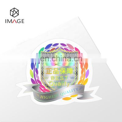 Custom Clear 3D Original Holographic Stickers for Brand Products