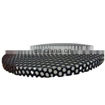 Aluminum micron round hole perforated metal mesh speaker grille