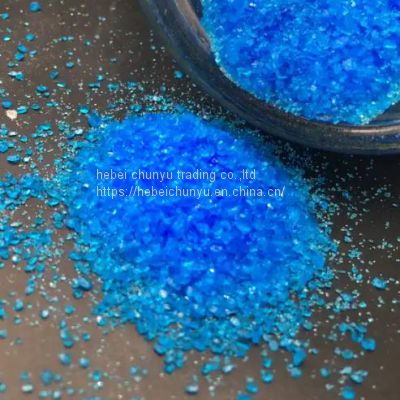 High Purity 98% CuSo4 5H2O Blue Crystal Copper Sulfate Pentahydrate for Electroplating