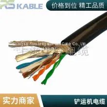 Wheel type wet spray machine UV resistant coil cable 4*50mm car polyurethane double sheathed design coil cable
