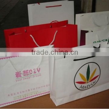 cheap Paper Bag with handle, shopping bag, business promotion bag